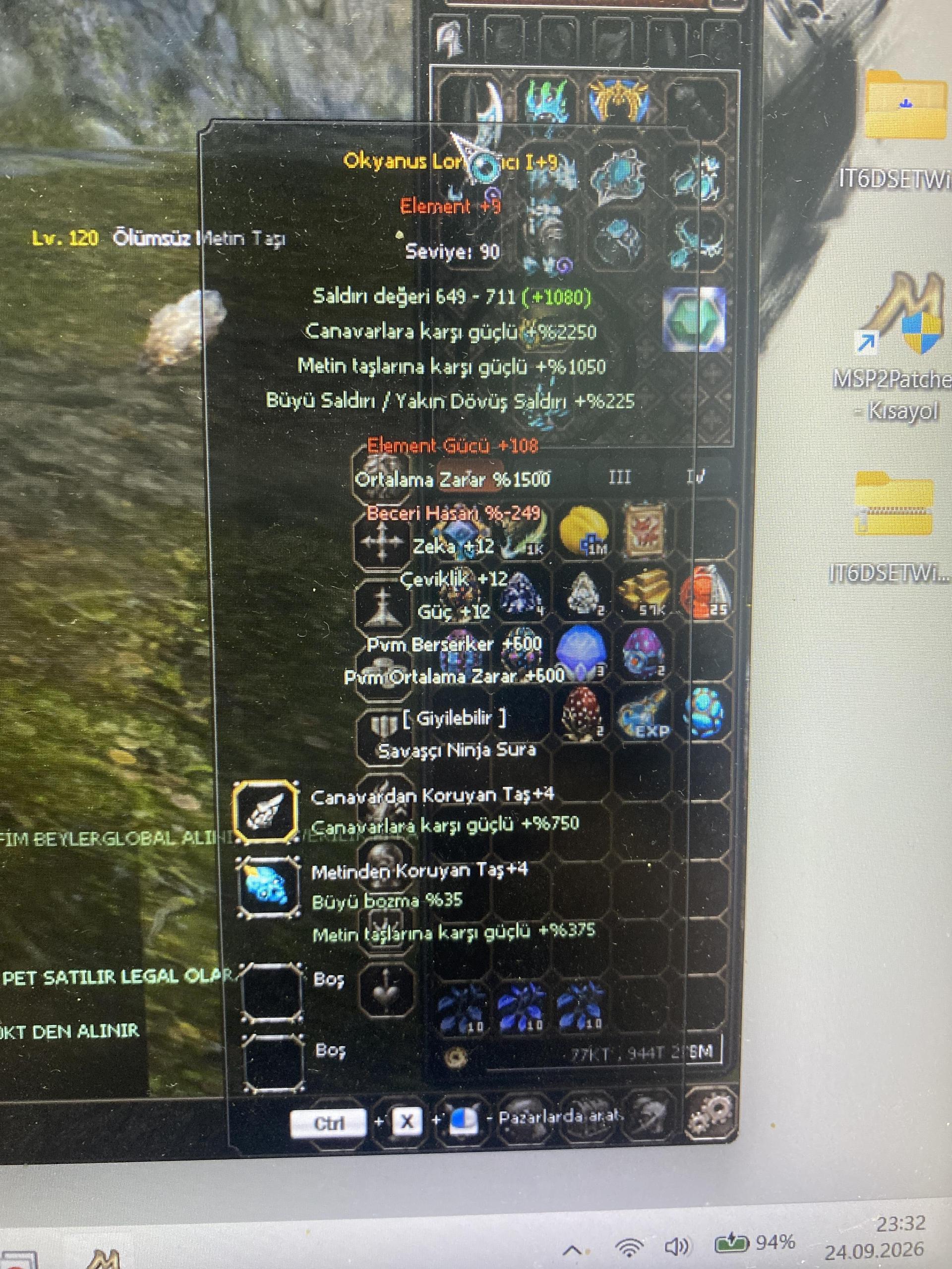 175s vuran Ninja hesaP PAZARLIK VAR