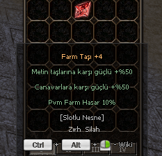 1t ve +4 farm taşı