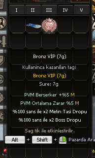 KAYKAY + 7 GÜNLÜK VİP