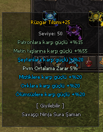 +25 RÜZGAR TILSIMI