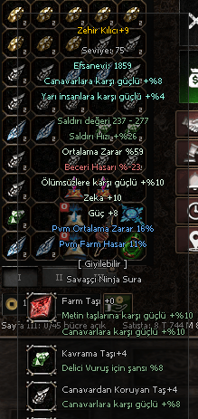59 ORT ZEHİR KILICI FARM HASARLI