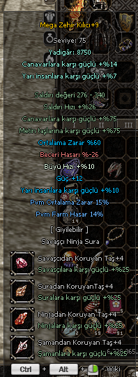 +9 MEGA ZEHİR 60 ORT 12 GÜÇ 10 YARI FULL EVRİM