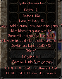 +9 ŞAHİN KALKAN SERSEM 6 BLOK 4 GÜÇLÜ