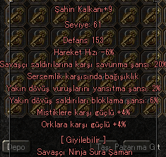 +9 ŞAHİN KALKAN SERSEM 6 BLOK