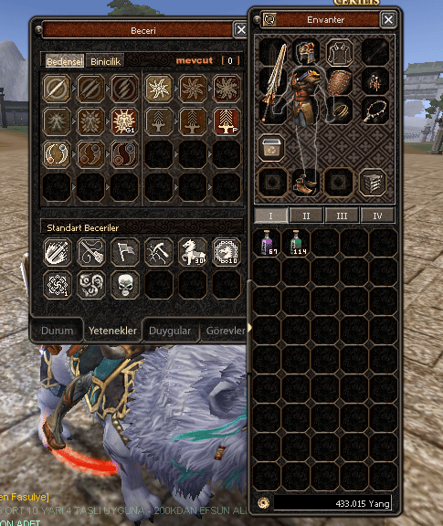 35 LEVEL HAVA P AT 30 ÖFKE G FULL NESNE +9 KDPLI