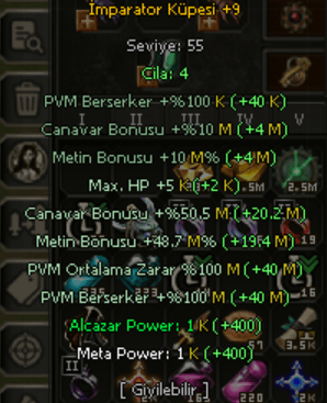 100 M BERSERKER ORTLU KÜPE