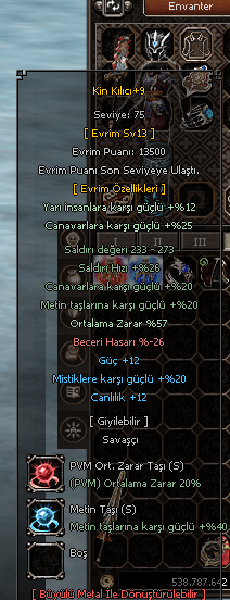 SON EVRİM +9 KİN SATILIR