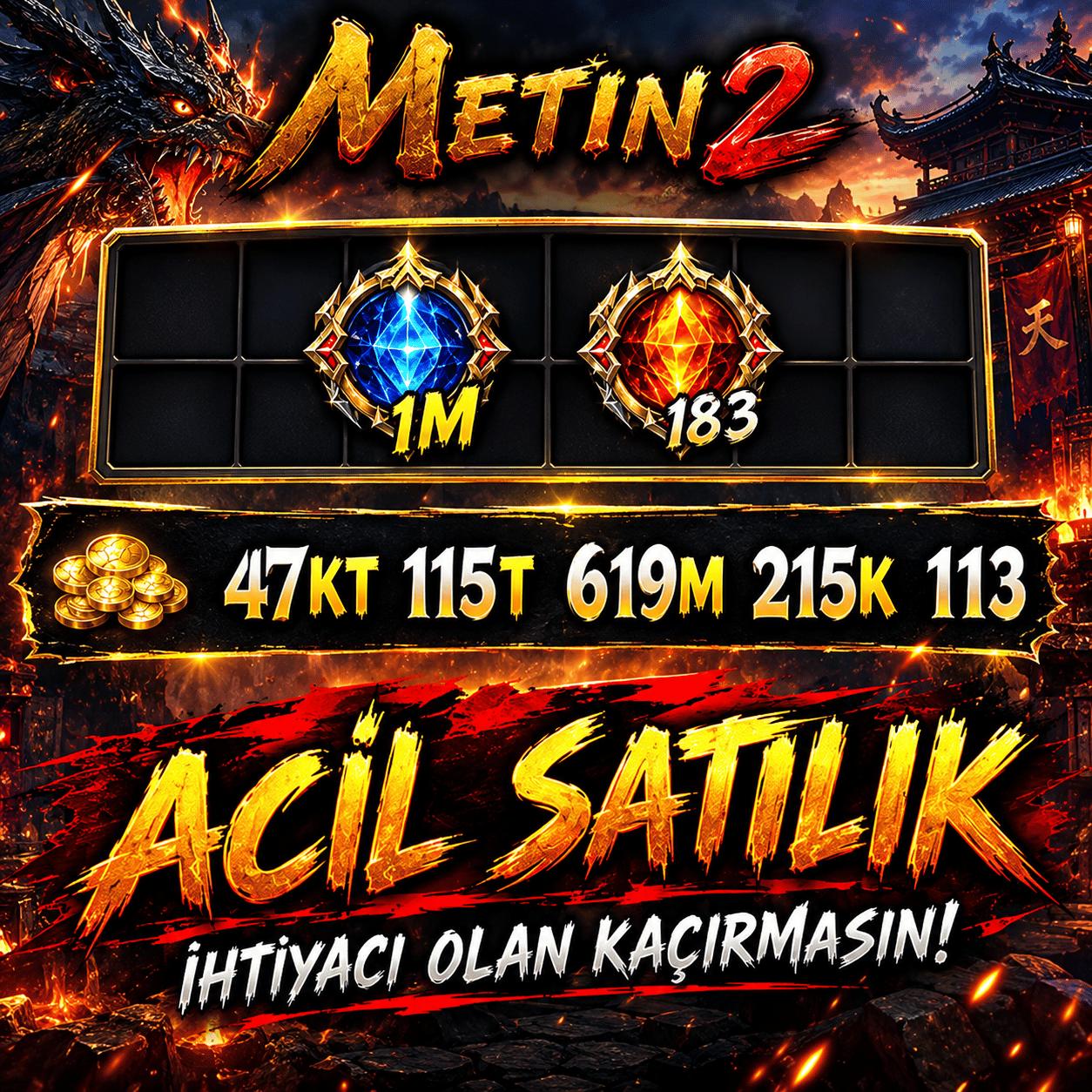47KT VE YANCILARI ANINDA TESLİM ACİL SATILIK