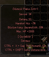 2K HP 10 BÜYÜ 2 EFSUN VSLİK ÖLÜMCÜL VSLİK DİĞER EFSUNLARI ATILMADI