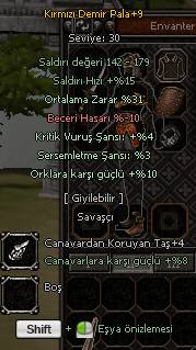 +9 31 ORT KDP +4 CANAVAR EKLİ SATILIR