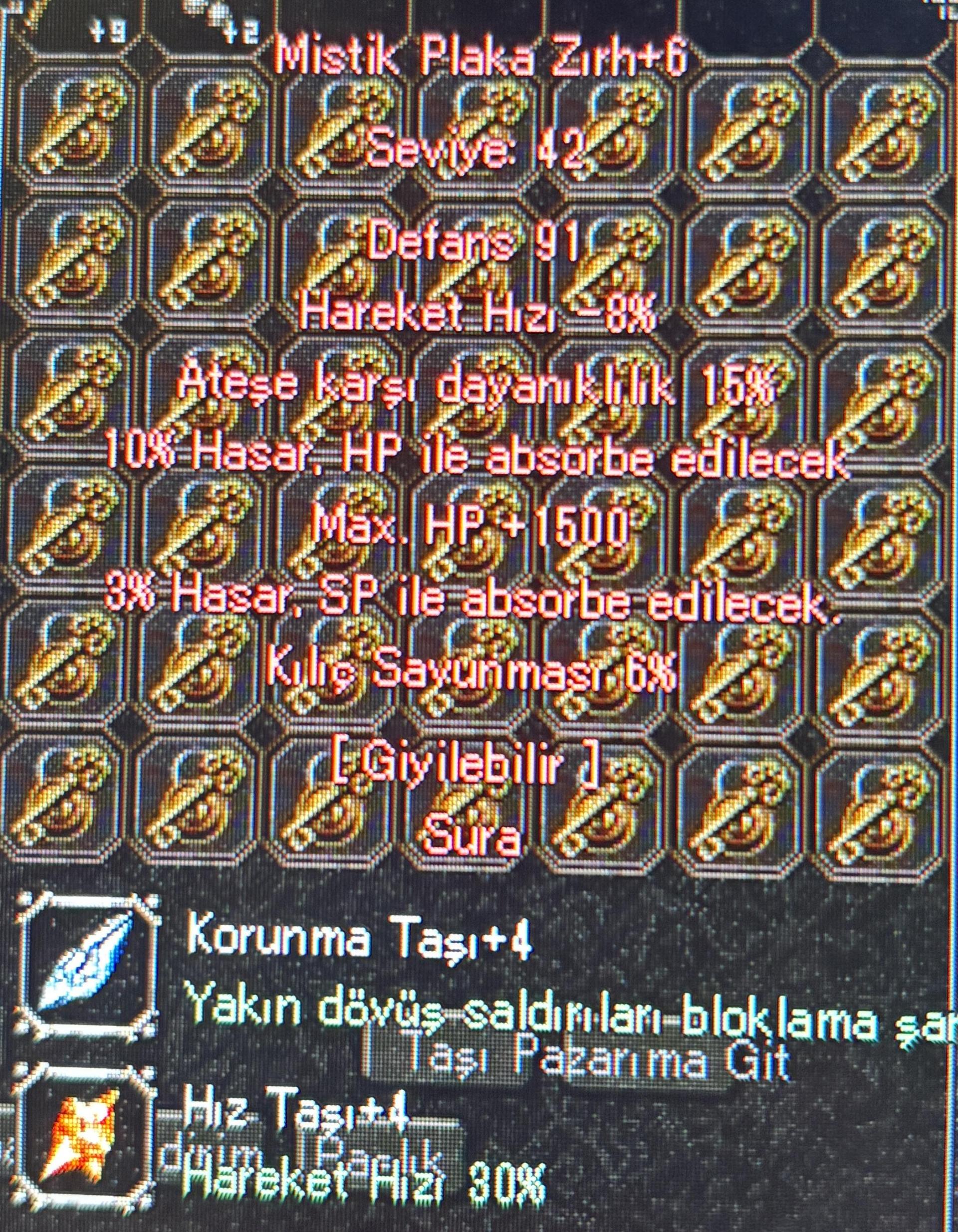 Doyumluk zırh