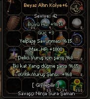 +6 CENNET YERİNE BUNU CEVHERLE 250 HASARIN ARTSIN