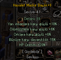 +8 41'Lik Sav kaskı elit