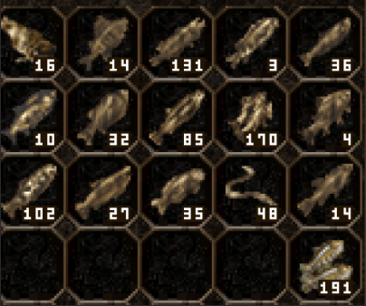 TÜM BALIKLAR + 600 KILCIK + 500 ISTIRIDYE