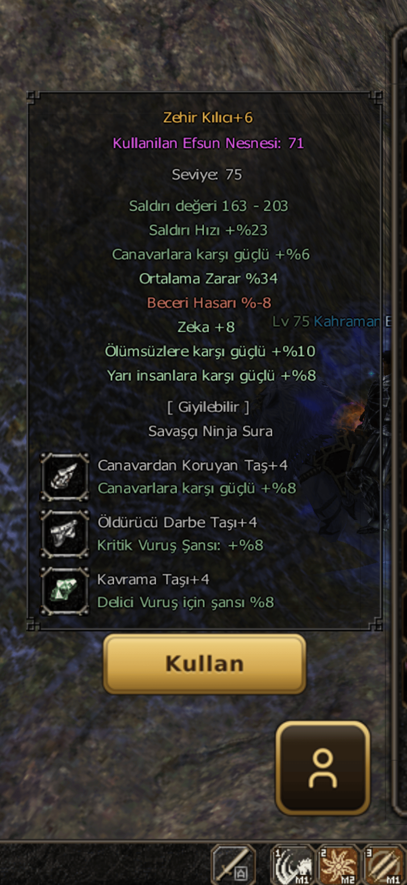 75 LEVEL ! BU FİYATA BÖYLE İTEMLİ ÇAR YOK ! AÇIKLAMA OKU