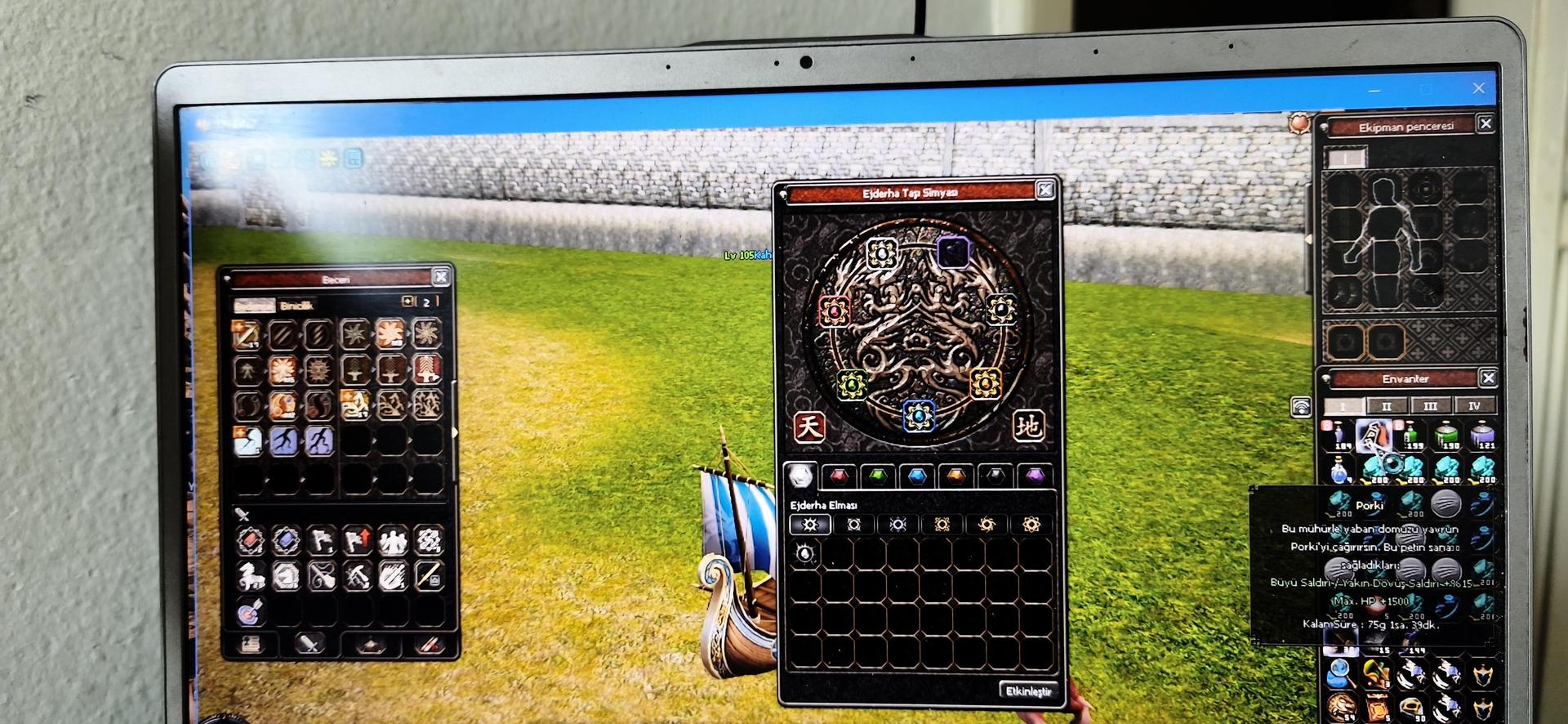 105BEDO 100ŞAMAN 81 LVL MİTSİ SET NESNELİ