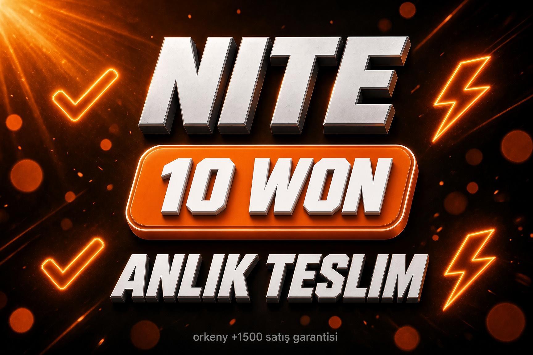 Nite | 10 WON JET HIZINDA TESLİM 7/24 AKTİFİM ÇEK