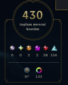 551 LEVEL430 SKİNLİ HESAP İLK SAHİBİNDEN GÜVENLİ ZÜMRÜT ELO