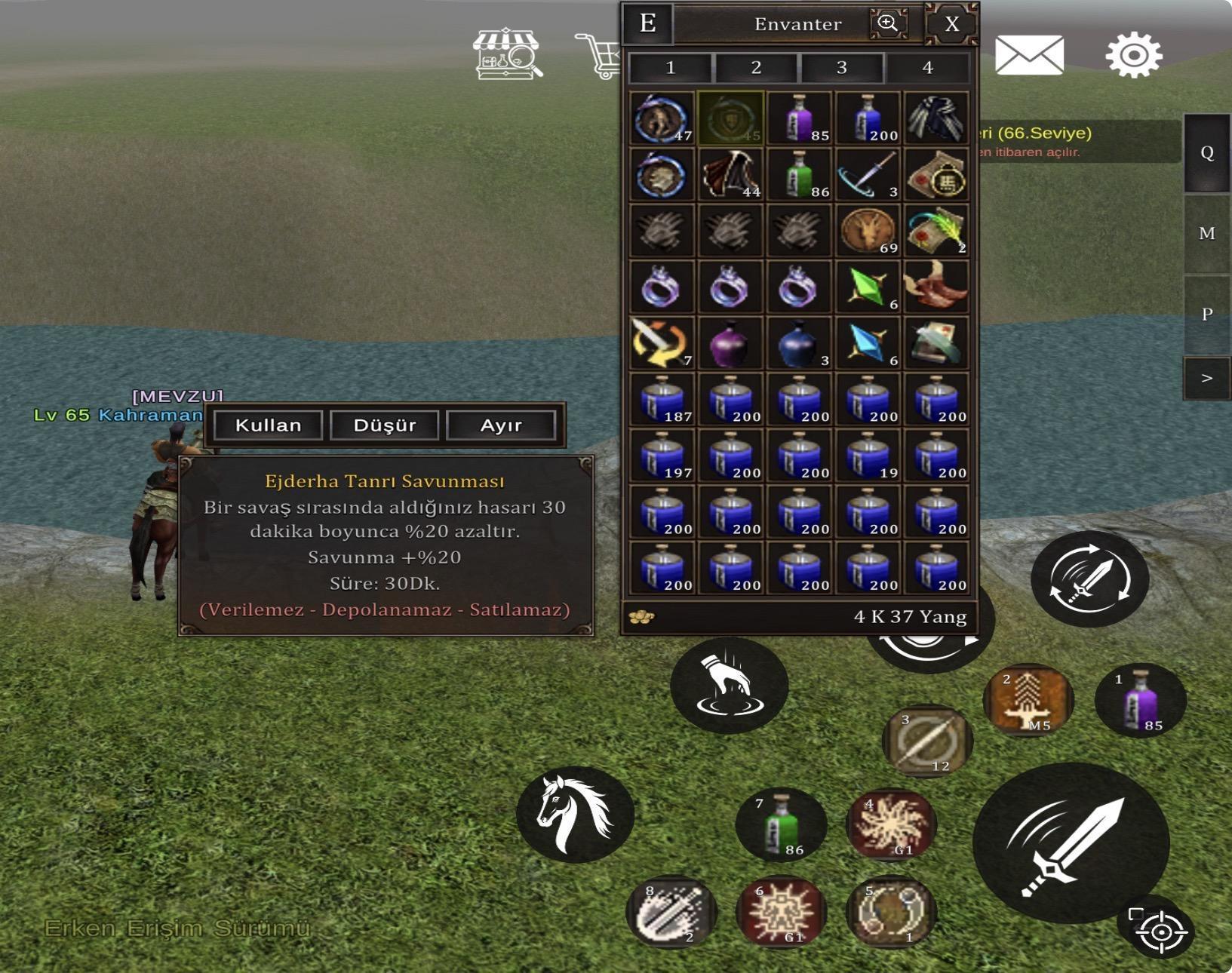 BEDENSEL 65 LVL 2 G MADALYONLU