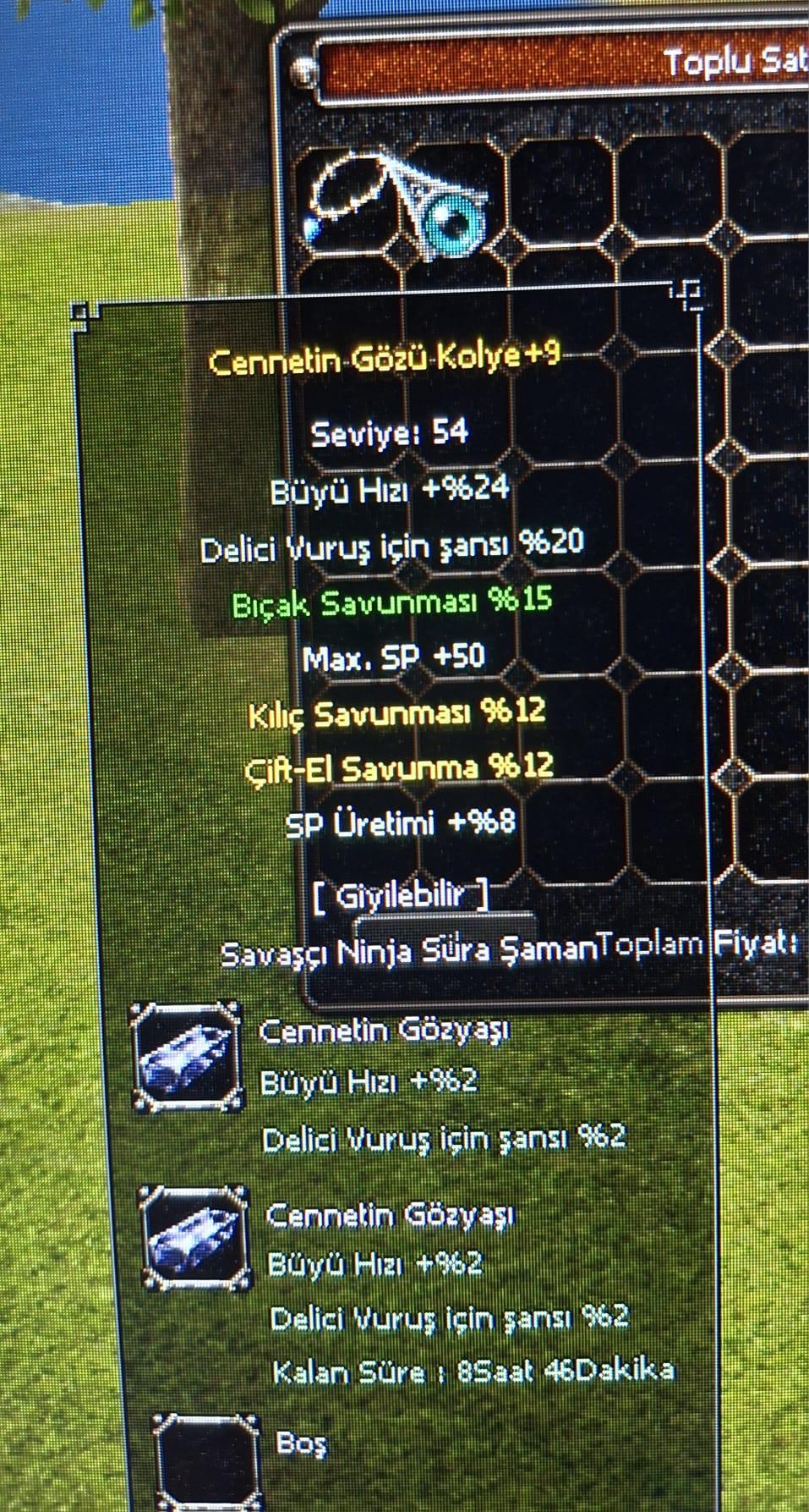 +9 Cennet kolye