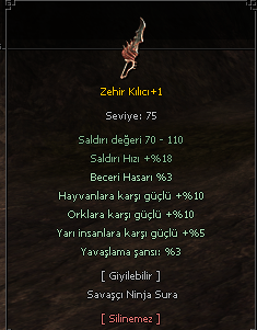 Zehir Kılıcı