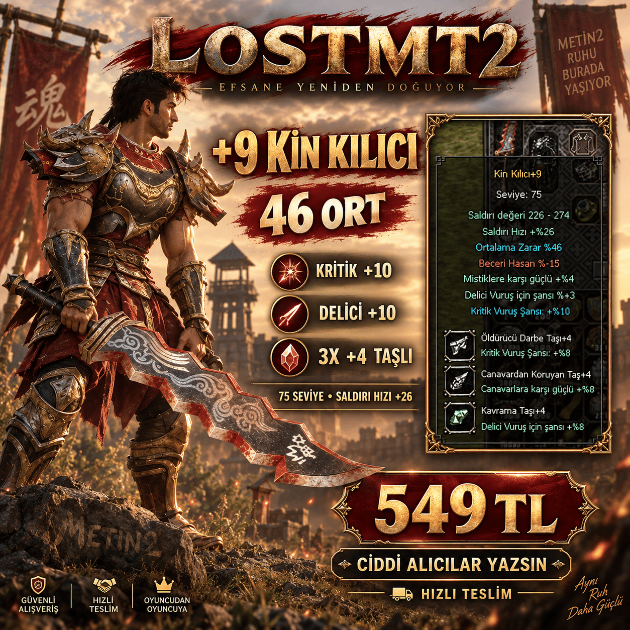 +9 KİN 46 ORT KRİTİK DELİCİ 3X+4 TAŞ | CİDDİ ALICI