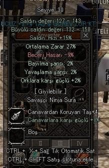 +9 DOLU 27 ORT. +4 TAŞLI