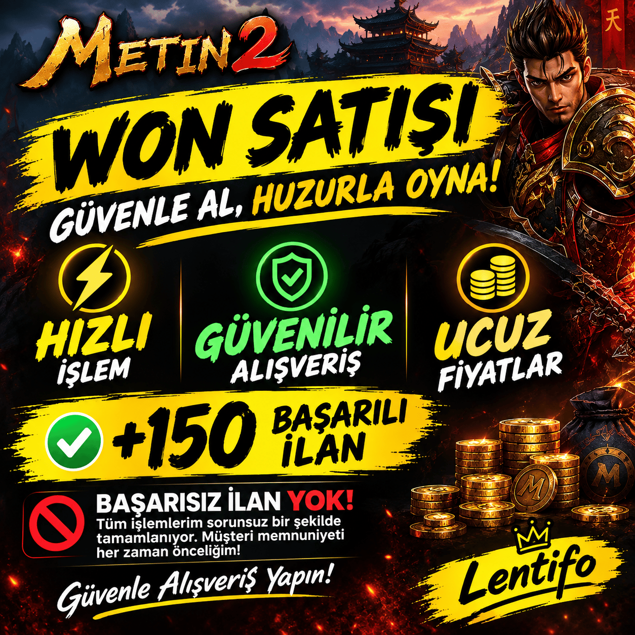 1000 WON Başarısız işlem yok! Hızlı Ucuz Güvenilir