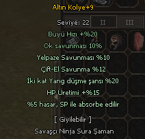 +9 ALTIN KOLYE