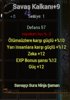 Elit kalkan ölümsüz yarı zeka güç exp