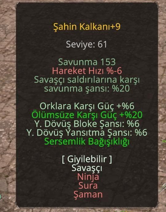 +9 ŞAHİN KALKAN SATILIK
