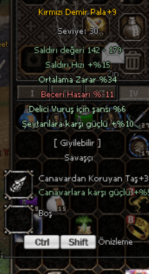 +9 KDP 34 ORT 6 DELİCİ +3 CANAVAR TAŞLI İNDİRİM YOK