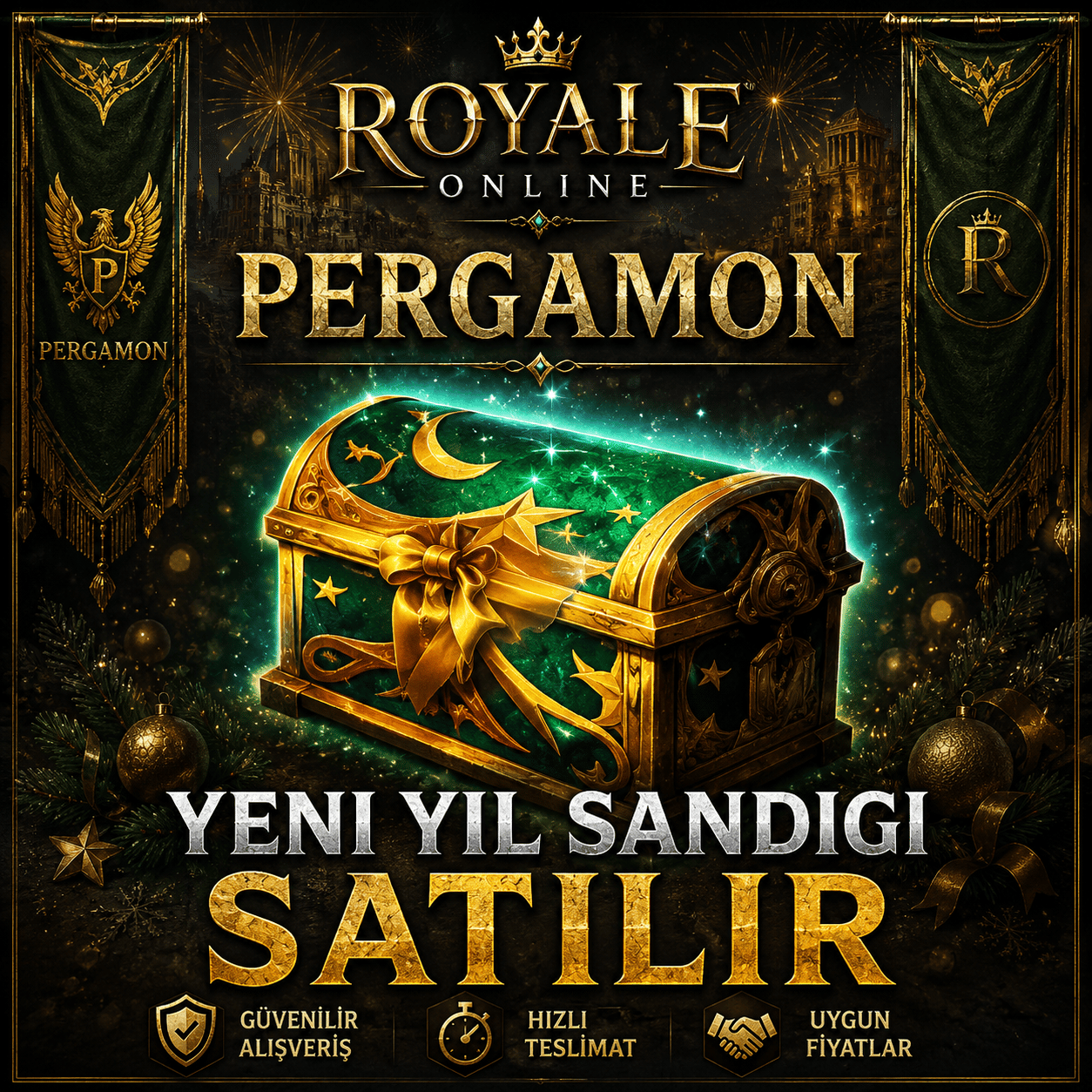 YENI YIL SANDIGI SATILIR STOK MEVCUT