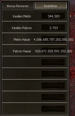 4 SKT Hasar Veren Ninja - 4.000TL