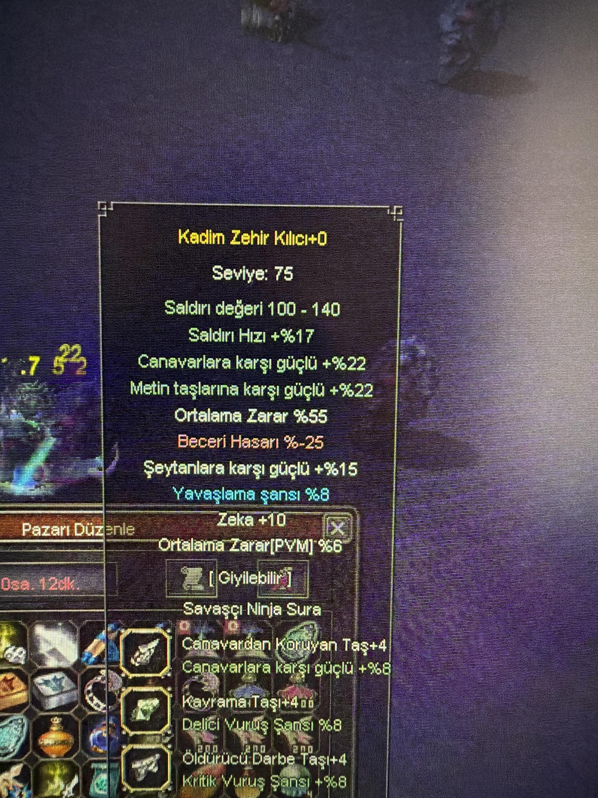 KADİM ZEHİR KILICI