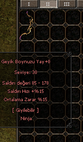 GEYİK BOYNUZU YAY