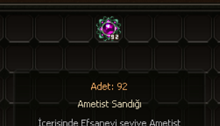 92X AMETİST SANDIĞI