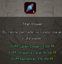 300M ORAN TİTAN POWER