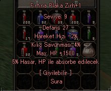 1500 hp Sura zırhı
