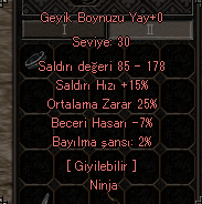 25 ORT GBY GEYİK BOYNUZU