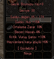 10 KRİT 4 BEC GBY GEYİK BOYNUZU