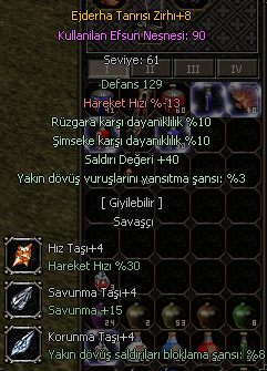 +8 EJDERHA TANRISI ZIRHI +4 TAŞLI KIZIL VE ORMAN FARM!