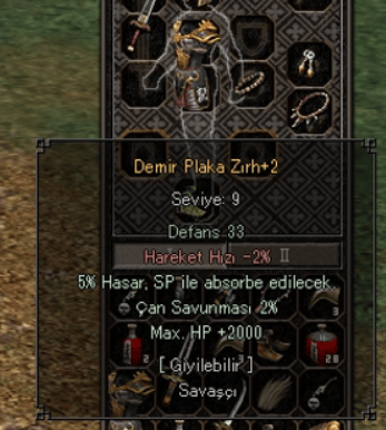 +2000K HP SAVAŞÇI ZIRH