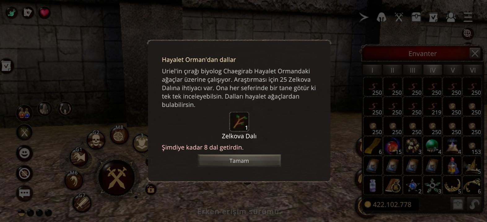 89 LVL BÜYÜLÜ SURA BİYOLOG ZELKOVA 12 K YEM MEVCUT