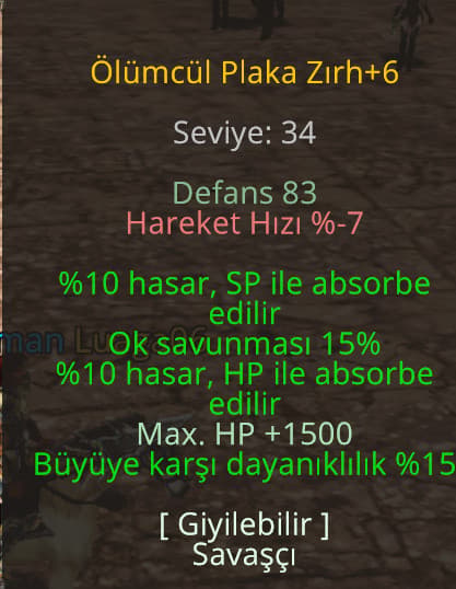 Elit ölümcül plaka 650tl