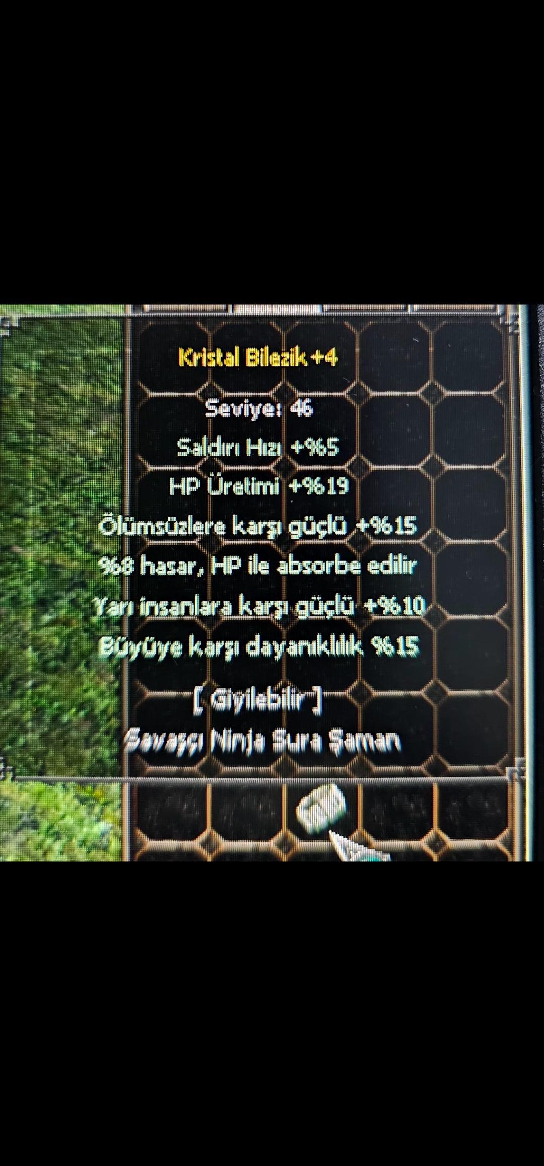 10 yarı 15 büyü 8 absorbe bilezik