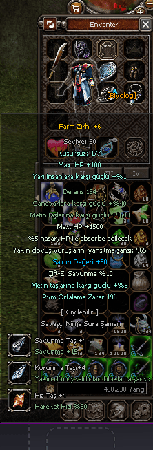 +6 FARM ZIRHI ++ TKS SAVAŞÇI SET +9 İTEMELRE TKS OLUR
