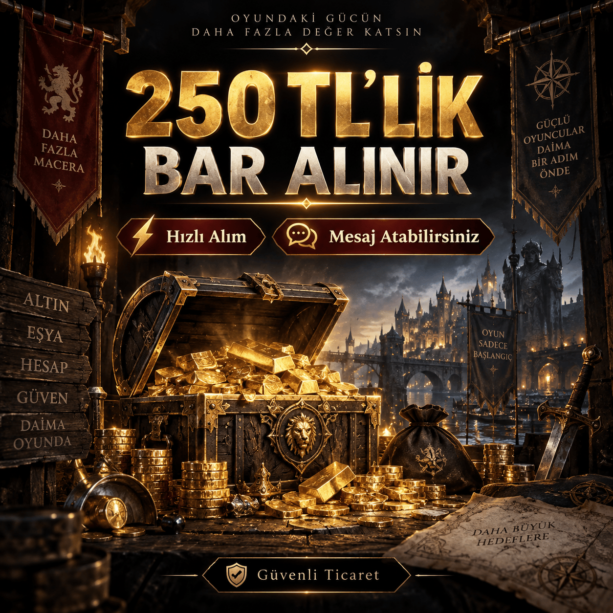 250 TL’lik BAR Alınır | Teklif Ver Hemen alınacaktır