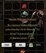 HIRSIZIN ELDIVENI KIRMIZI
