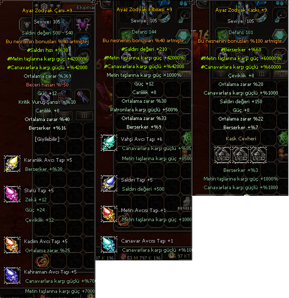 +9 Ayaz Zodyak Set Satılır HO Bedava